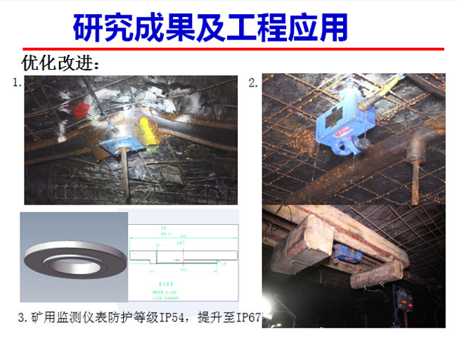 研究成果及工程應(yīng)用